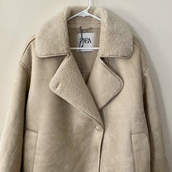 Zara ZW Collection Double-Face Jacket NWOT - Picture 14 of 16